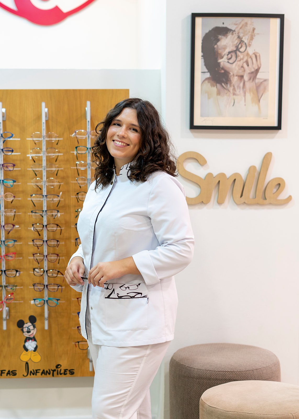 Angela, equipo de Optica Curiel